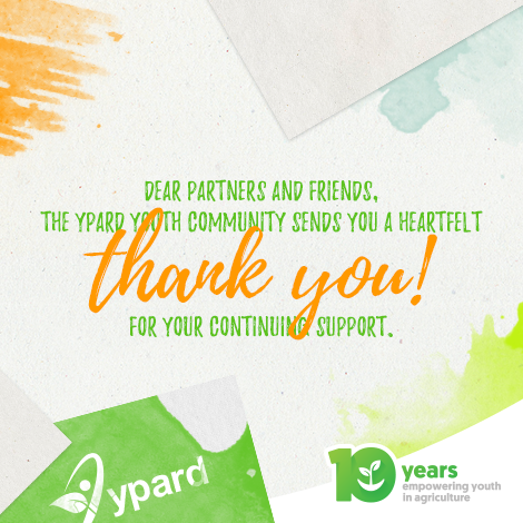 Thank you, from YPARD